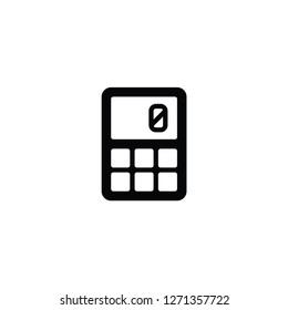 calculator black icon