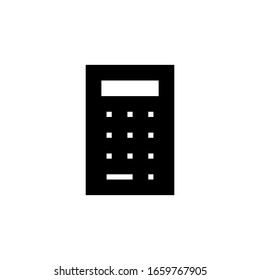 calculator black and white icon