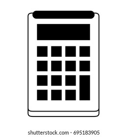 calculator with blank keys icon image 