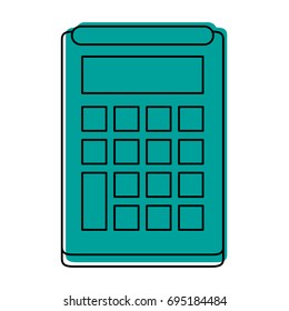 calculator with blank keys icon image 