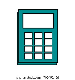 calculator with blank keys icon image 