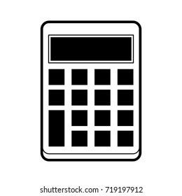 calculator with blank keys icon image 