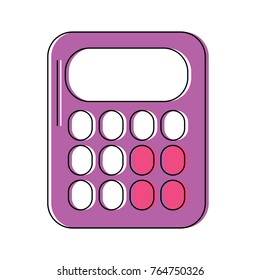 calculator with blank keys icon image 