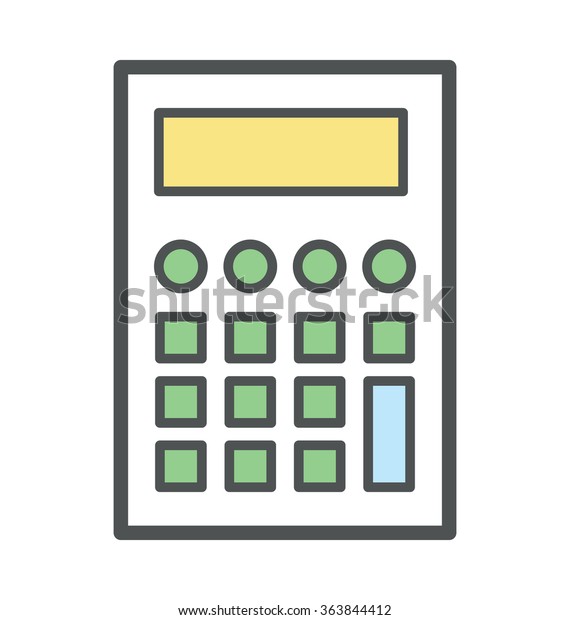Calculator Bold Icon\
Illustration