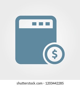 Calculator, bookkeeping icon