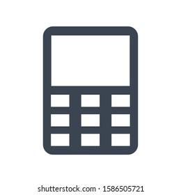 Calculator, budget icon, Vector graphics