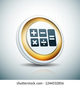 Calculator button illustration