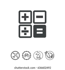 Calculator buttons 