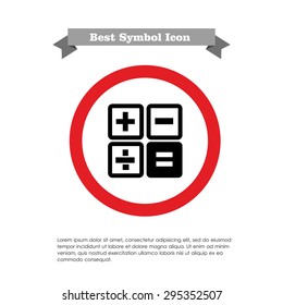 Calculator buttons icon