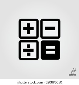 Calculator buttons icon
