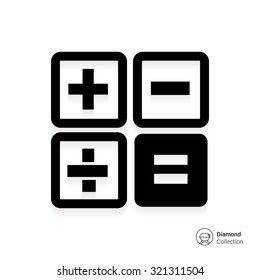 Calculator buttons icon