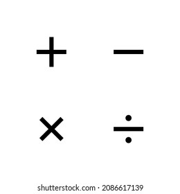 Calculator buttons icon for apps and web sites