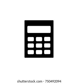 calculator, calculate, simple black icon