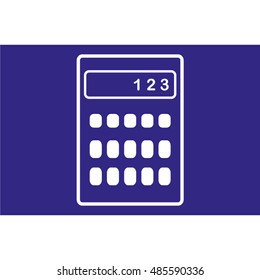 calculator, calculation, vector icon