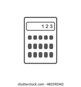 calculator, calculation, vector icon