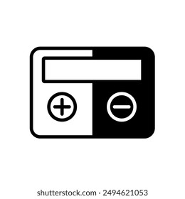 calculator, calculation - vector illustration