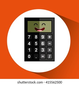 calculator character design 