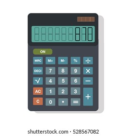 Calculator Clipart Vector Illustration Flat Material Design Isolated On White Background