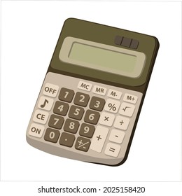 Calculator Color Clipart Vector Illustration Design Stock Vector ...