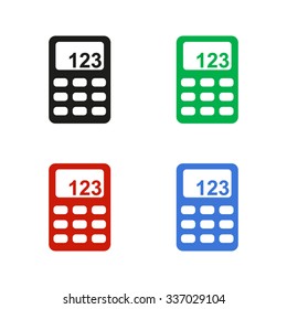Calculator - color vector icon