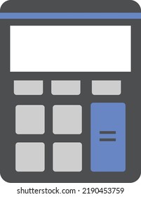 Calculator Color Vector Illustration Icon