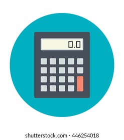 Calculator Colored Vector Icon
