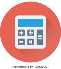 Calculator Colored Vector Icon