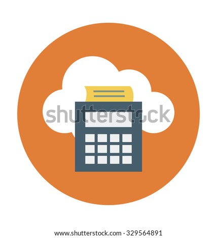 
Calculator Colored Vector Illustration
