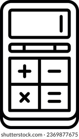 Calculator Creative Pixel Perfect Detail Icon Design
