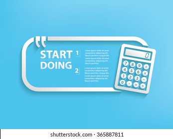 
Calculator Design and text box,vector
