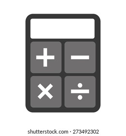 calculator device design, vector illustration eps10 graphic 