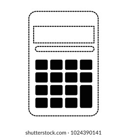 calculator device isolated icon