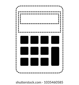 calculator device isolated icon