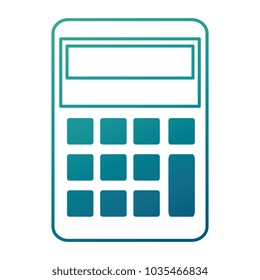 calculator device isolated icon