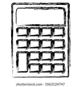 calculator device isolated icon