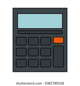 calculator device isolated icon