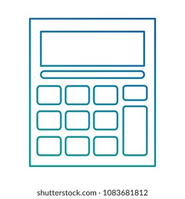 calculator device isolated icon
