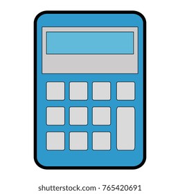 calculator device isolated icon