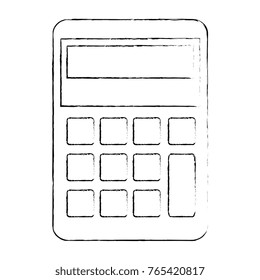 calculator device isolated icon
