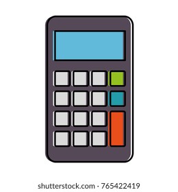 calculator device isolated icon