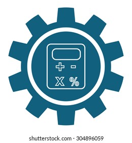 Calculator digital design, vector illustration 10 eps graphic