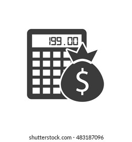calculator digital isolated icon vector illustration design