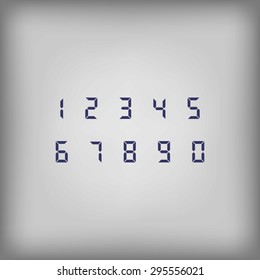 Calculator digital numbers.