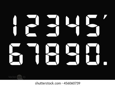 Calculator digital numbers.