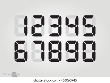 Calculator digital numbers.