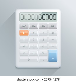 Calculator Display : Vector Illustration