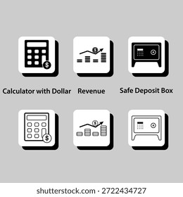 Una calculadora con signo de dólar