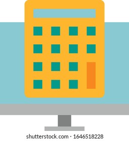 Calculator - Ecommerce icon set. High quality flat vector illustration for website and mobile application.