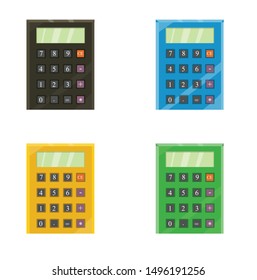 calculator electronic portable vector illustration