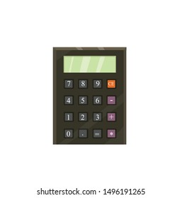 calculator electronic portable vector illustration